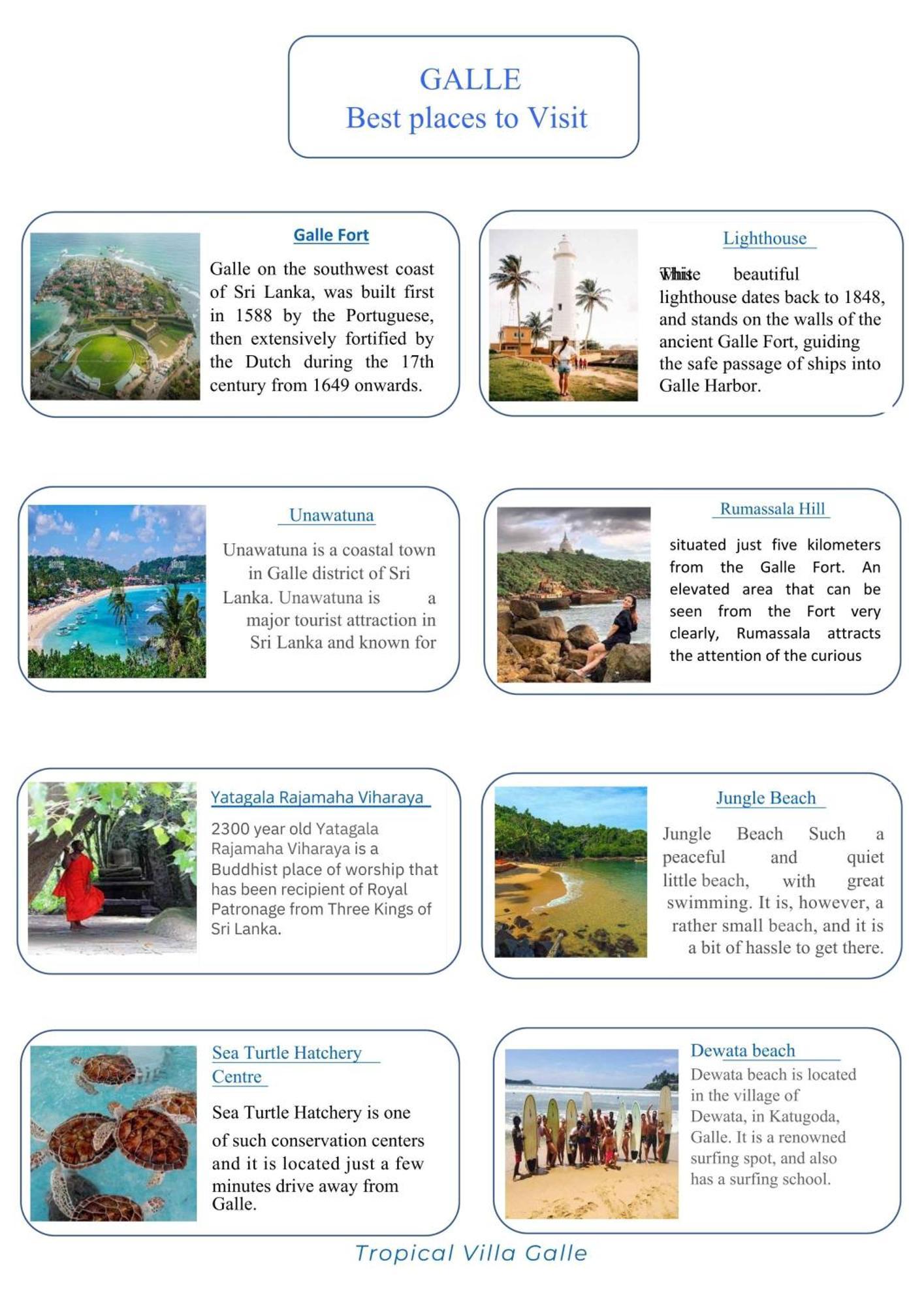Tropical Villa Галле Экстерьер фото